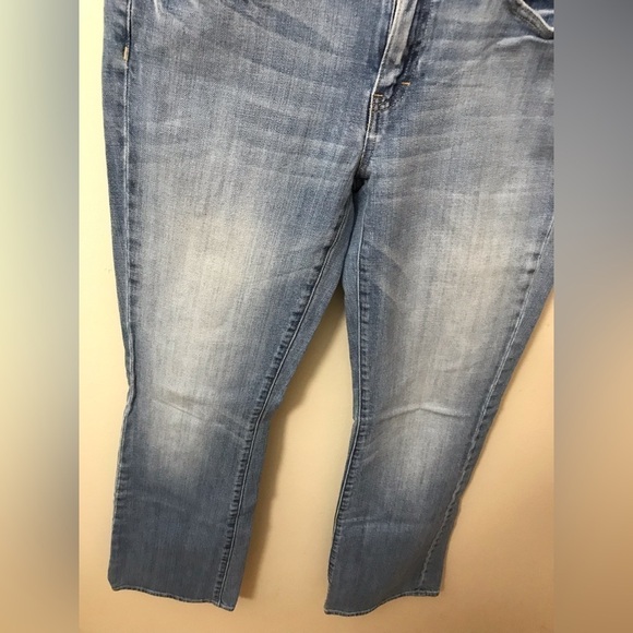 J. Crew Womens Cotton Mid Rise Bootcut Full Zip Faded Light Wash Jeans Size 29R - Picture 9 of 15